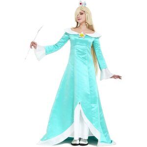 Blue  Costume Dress with crown